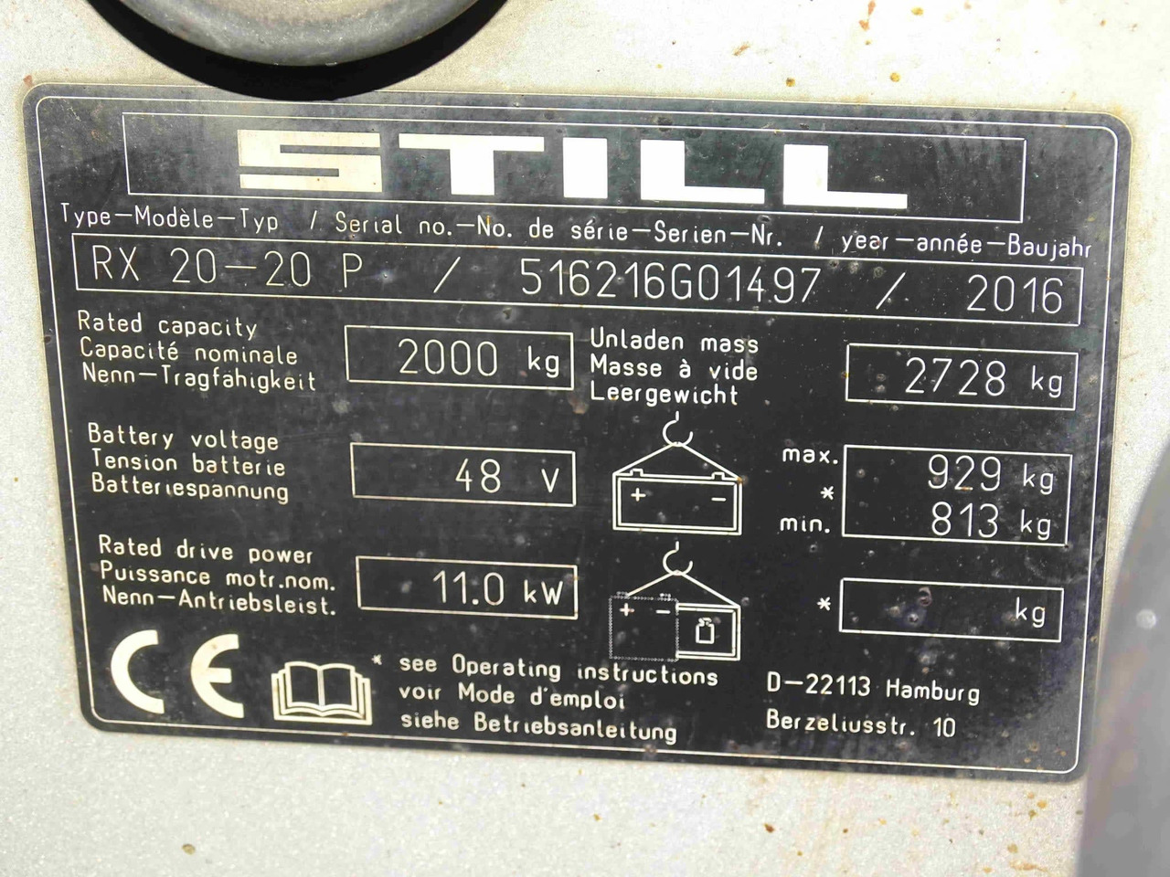 STILL RX20-20P - Electric forklift: picture 5 STILL RX20-20P - Electric forklift: picture 5