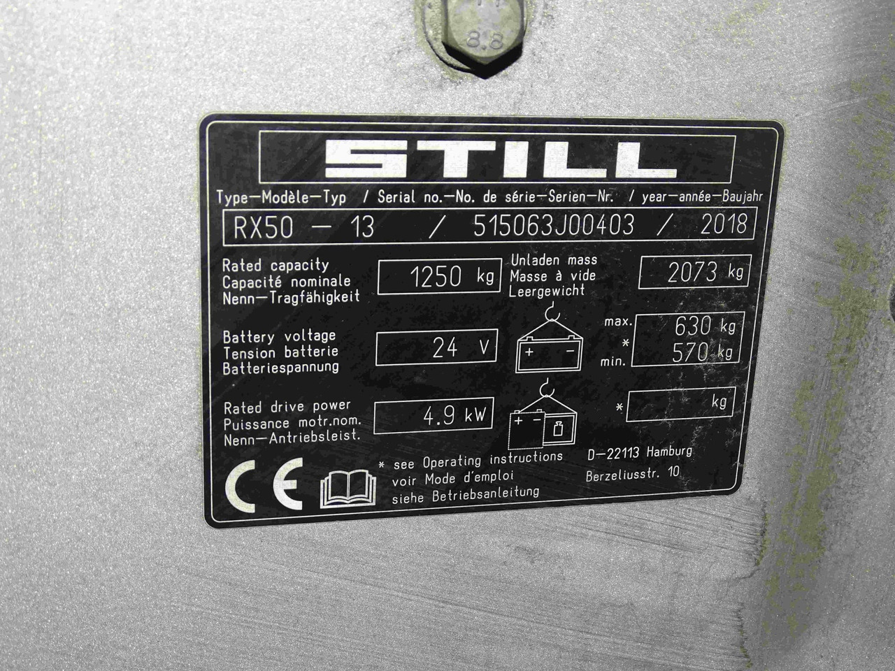 STILL RX50-13 - Electric forklift: picture 2 STILL RX50-13 - Electric forklift: picture 2