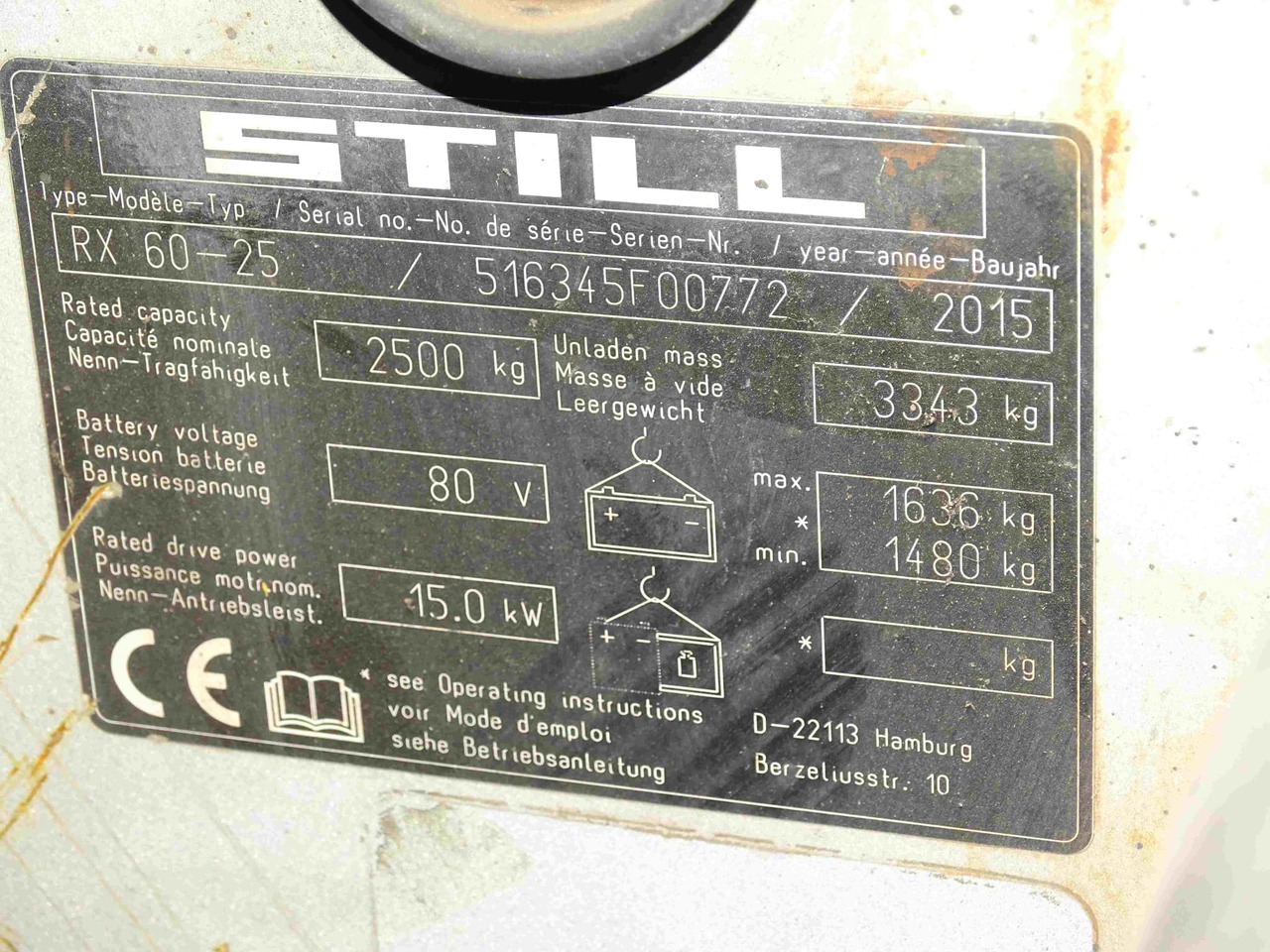STILL RX60-25 - Electric forklift: picture 3 STILL RX60-25 - Electric forklift: picture 3