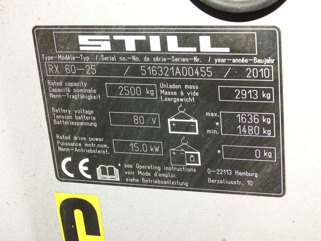 STILL RX60-25 - Electric forklift: picture 2 STILL RX60-25 - Electric forklift: picture 2