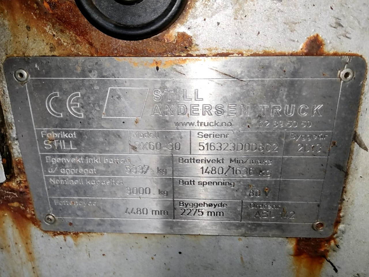 STILL RX60-30 - Electric forklift: picture 2 STILL RX60-30 - Electric forklift: picture 2