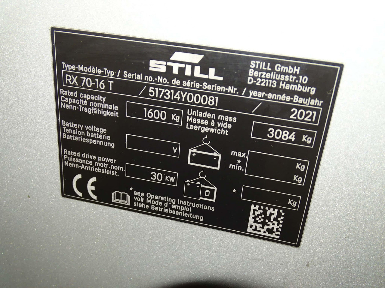 STILL RX70-16 T - LPG forklift: picture 2 STILL RX70-16 T - LPG forklift: picture 2