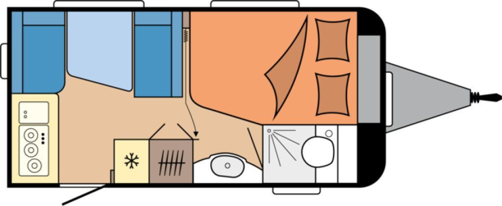 Hobby De Luxe 400 SFe 1500kg., Fahrradträger - Caravan: picture 2 Hobby De Luxe 400 SFe 1500kg., Fahrradträger - Caravan: picture 2