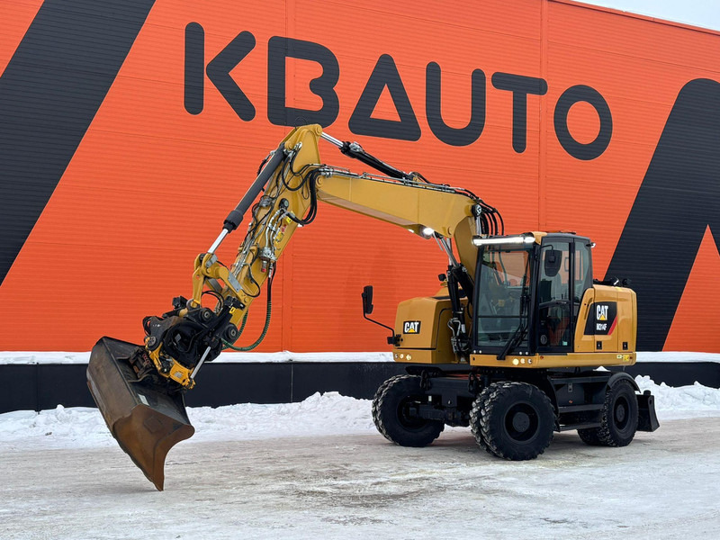 Caterpillar M 314 F ROTOTILT / CENTRAL LUBRICATION / AC / TRAILER ROBUS YEAR 2017 - Wheel excavator: picture 1 Caterpillar M 314 F ROTOTILT / CENTRAL LUBRICATION / AC / TRAILER ROBUS YEAR 2017 - Wheel excavator: picture 1