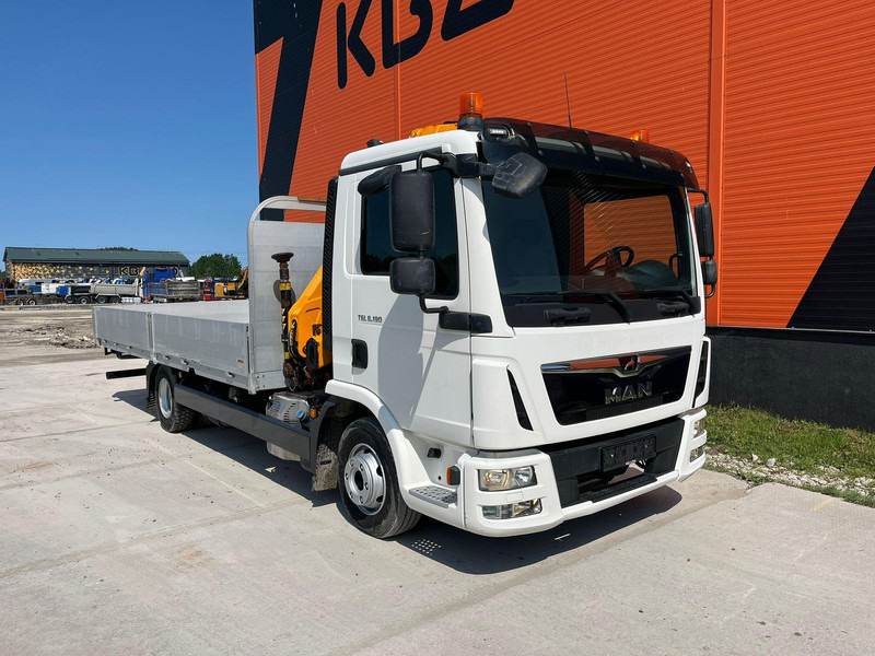 MAN TGL 8.190 4x2 EFFER 80.2/2S / PLATFORM L=5250 mm - Dropside/ Flatbed truck, Crane truck: picture 4 MAN TGL 8.190 4x2 EFFER 80.2/2S / PLATFORM L=5250 mm - Dropside/ Flatbed truck, Crane truck: picture 4