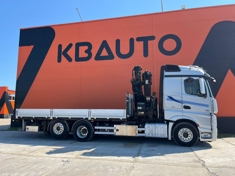 Mercedes-Benz Actros 2551 6x2 HIAB 377-6 HIPRO + JIB / Platform extendable L=6400 -- 7397mm - Dropside/ Flatbed truck, Crane truck: picture 5 Mercedes-Benz Actros 2551 6x2 HIAB 377-6 HIPRO + JIB / Platform extendable L=6400 -- 7397mm - Dropside/ Flatbed truck, Crane truck: picture 5