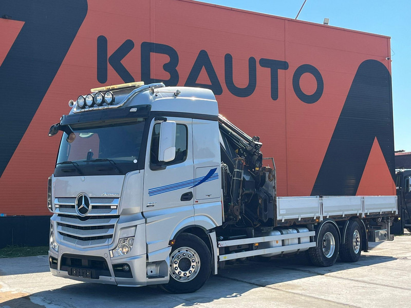 Mercedes-Benz Actros 2551 6x2 HIAB 377-6 HIPRO + JIB / Platform extendable L=6400 -- 7397mm - Dropside/ Flatbed truck, Crane truck: picture 2 Mercedes-Benz Actros 2551 6x2 HIAB 377-6 HIPRO + JIB / Platform extendable L=6400 -- 7397mm - Dropside/ Flatbed truck, Crane truck: picture 2