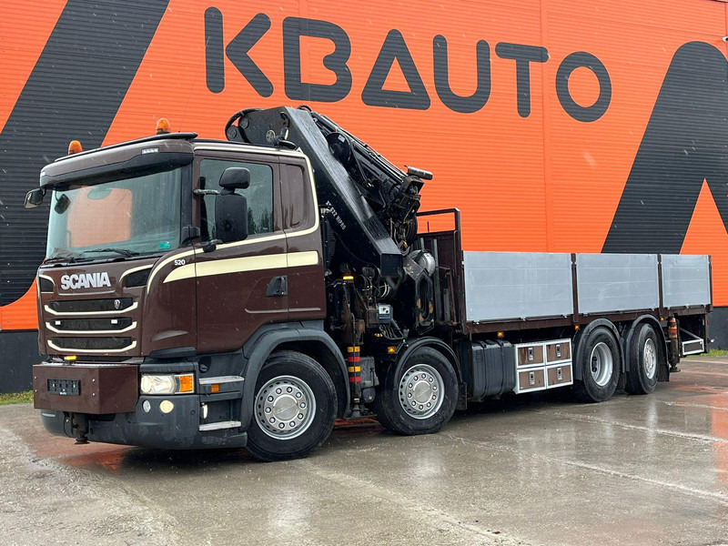 Scania G 450 8x2*6 HIAB 622E-8 + JIB / PLATFORM L=6715 mm - Dropside/ Flatbed truck, Crane truck: picture 2 Scania G 450 8x2*6 HIAB 622E-8 + JIB / PLATFORM L=6715 mm - Dropside/ Flatbed truck, Crane truck: picture 2