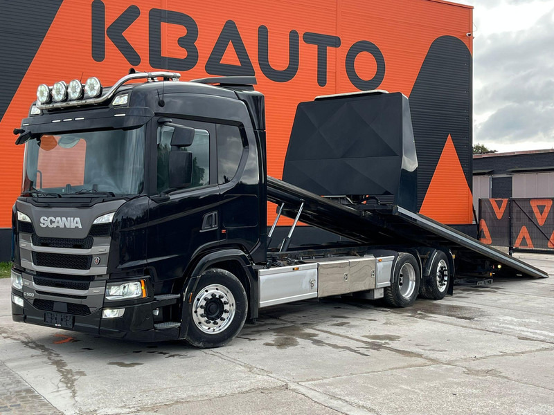 Scania G 500 6x2*4 JIGE Simplex 8T / SUPERWINCH H12P PRO / PLATFORM L=7481 mm - Autotransporter truck: picture 2 Scania G 500 6x2*4 JIGE Simplex 8T / SUPERWINCH H12P PRO / PLATFORM L=7481 mm - Autotransporter truck: picture 2