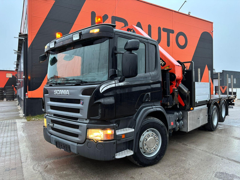 Scania P 380 6x2 PK 44002 + WINCH / PLATFORM L=6090 mm - Dropside/ Flatbed truck, Crane truck: picture 2 Scania P 380 6x2 PK 44002 + WINCH / PLATFORM L=6090 mm - Dropside/ Flatbed truck, Crane truck: picture 2