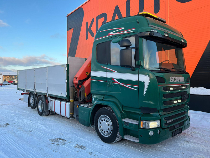 Scania R 450 6x2*4 PK 22002 / PLATFORM L=7017 mm - Dropside/ Flatbed truck, Crane truck: picture 4 Scania R 450 6x2*4 PK 22002 / PLATFORM L=7017 mm - Dropside/ Flatbed truck, Crane truck: picture 4