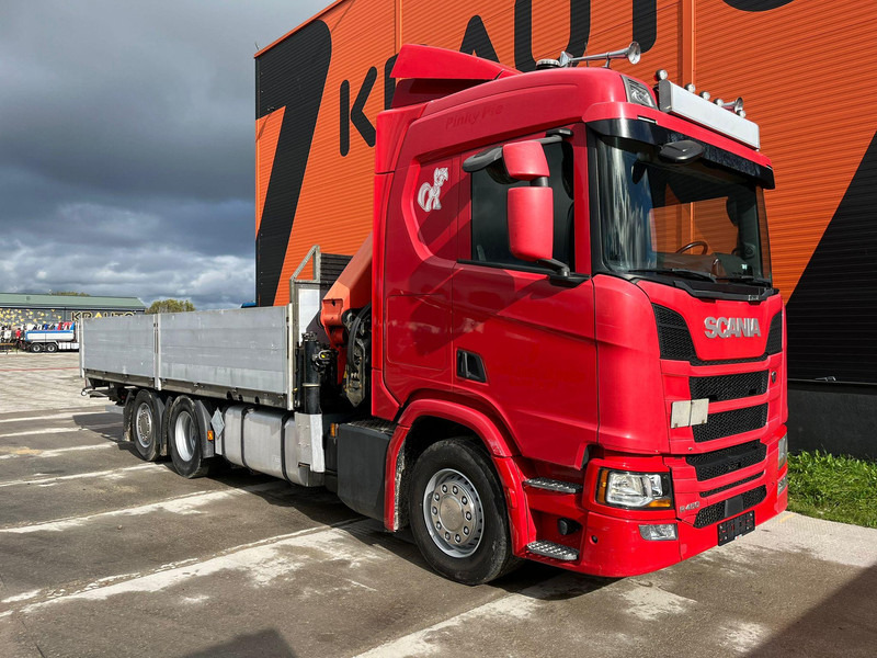Scania R 450 6x2*4 PK 26002 / PLATFORM L=6482 mm - Dropside/ Flatbed truck, Crane truck: picture 4 Scania R 450 6x2*4 PK 26002 / PLATFORM L=6482 mm - Dropside/ Flatbed truck, Crane truck: picture 4