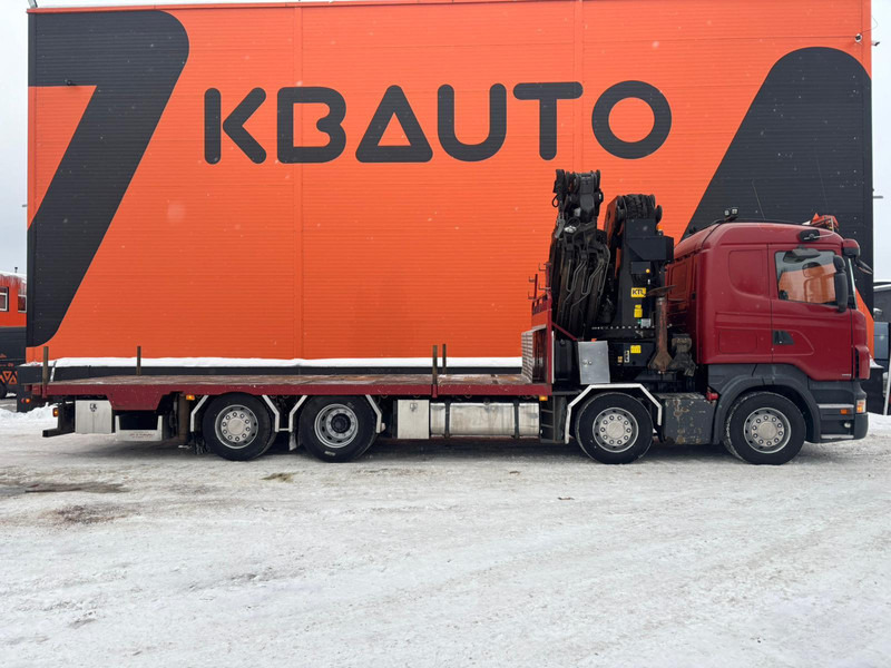 Scania R 500 8x2*6 PK 85002 + JIB / PLATFORM L=6999-8459 mm - Dropside/ Flatbed truck, Crane truck: picture 5 Scania R 500 8x2*6 PK 85002 + JIB / PLATFORM L=6999-8459 mm - Dropside/ Flatbed truck, Crane truck: picture 5