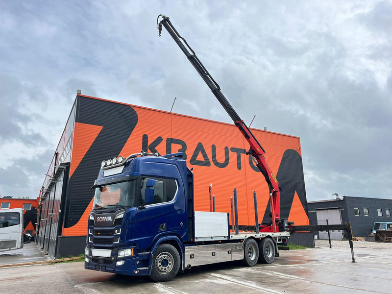 Scania R 650 6x4 PK24001 / PLATFORM L=6800 mm - Dropside/ Flatbed truck, Crane truck: picture 1 Scania R 650 6x4 PK24001 / PLATFORM L=6800 mm - Dropside/ Flatbed truck, Crane truck: picture 1