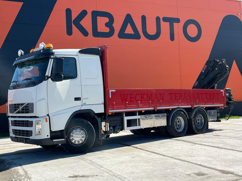 Volvo FH 440 6x2 HIAB 144E-3 / PLATFORM L=7061 mm - Dropside/ Flatbed truck, Crane truck: picture 2 Volvo FH 440 6x2 HIAB 144E-3 / PLATFORM L=7061 mm - Dropside/ Flatbed truck, Crane truck: picture 2