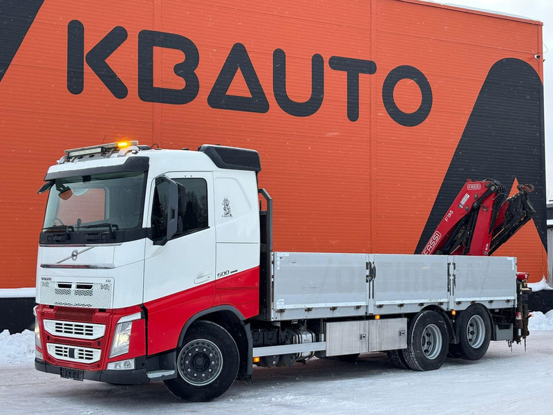 Volvo FH 500 6x2 FASSI F195A.2.25 / PLATFORM L=6510 mm - Dropside/ Flatbed truck, Crane truck: picture 2 Volvo FH 500 6x2 FASSI F195A.2.25 / PLATFORM L=6510 mm - Dropside/ Flatbed truck, Crane truck: picture 2