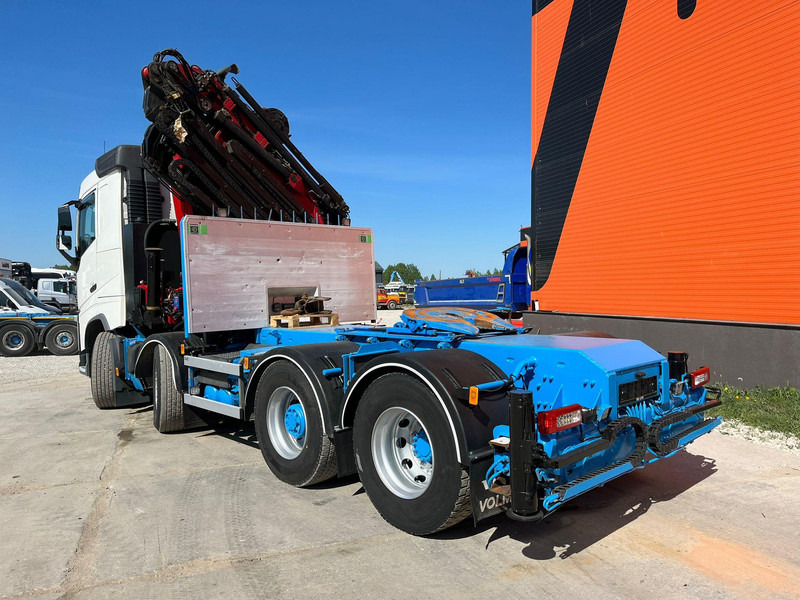 Dropside/ Flatbed truck, Crane truck Volvo FH 500 8x2*4 HMF 6020 OK6 / JIB FJ1200 K6 / WINCH: picture 7