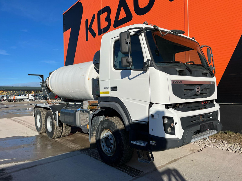 Volvo FMX 420 6x6 KART 7 m3 / MANUAL / FULL STEEL / DRUM BRAKES / BIG AXLES - Concrete mixer truck: picture 3 Volvo FMX 420 6x6 KART 7 m3 / MANUAL / FULL STEEL / DRUM BRAKES / BIG AXLES - Concrete mixer truck: picture 3