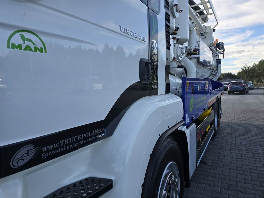 Vacuum truck MAN ASSMANN ADR KOMBI FOR CLEANING CANALS WUKO: picture 9