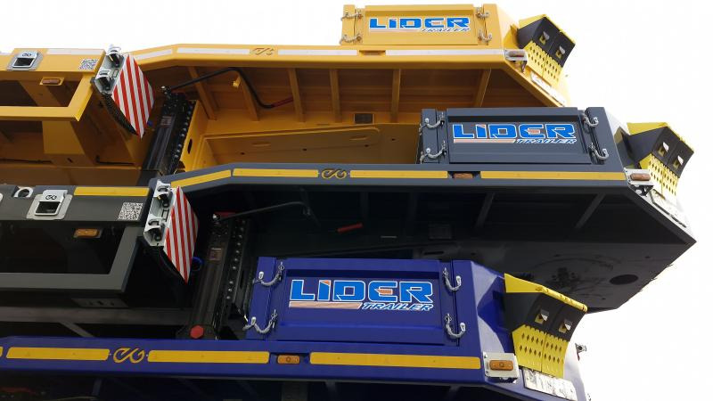 Lider trailer (Export Afrique) Porte-Char lames 4 essieux - Low loader semi-trailer: picture 3 Lider trailer (Export Afrique) Porte-Char lames 4 essieux - Low loader semi-trailer: picture 3