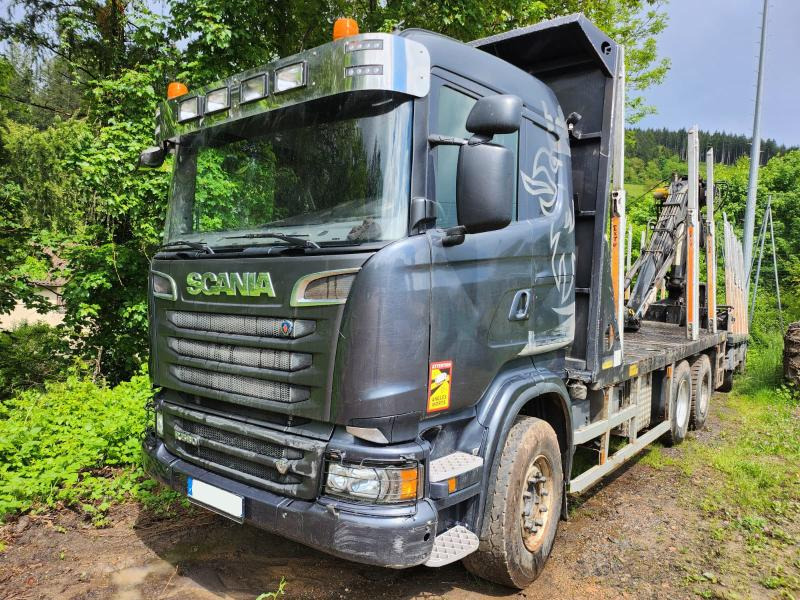 Scania R R 580 - Timber truck, Crane truck: picture 2 Scania R R 580 - Timber truck, Crane truck: picture 2