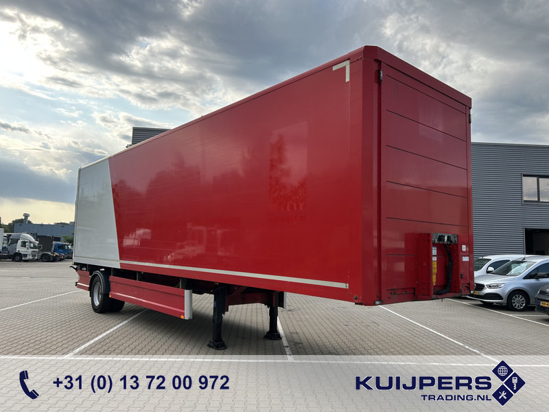 Groenewegen Jumbo / City / Box / Laadklep 2500 kg / APK TUV 11-25 - Closed box semi-trailer: picture 1 Groenewegen Jumbo / City / Box / Laadklep 2500 kg / APK TUV 11-25 - Closed box semi-trailer: picture 1
