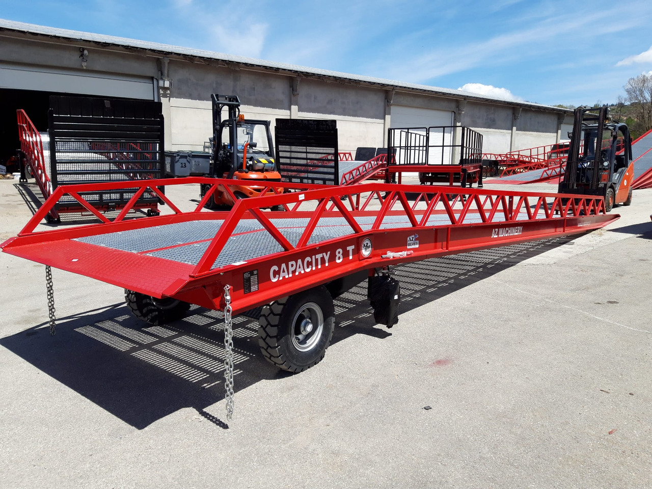 AZ RAMP EASY-XL 8 mobile loading ramp - Loading ramp: picture 1 AZ RAMP EASY-XL 8 mobile loading ramp - Loading ramp: picture 1