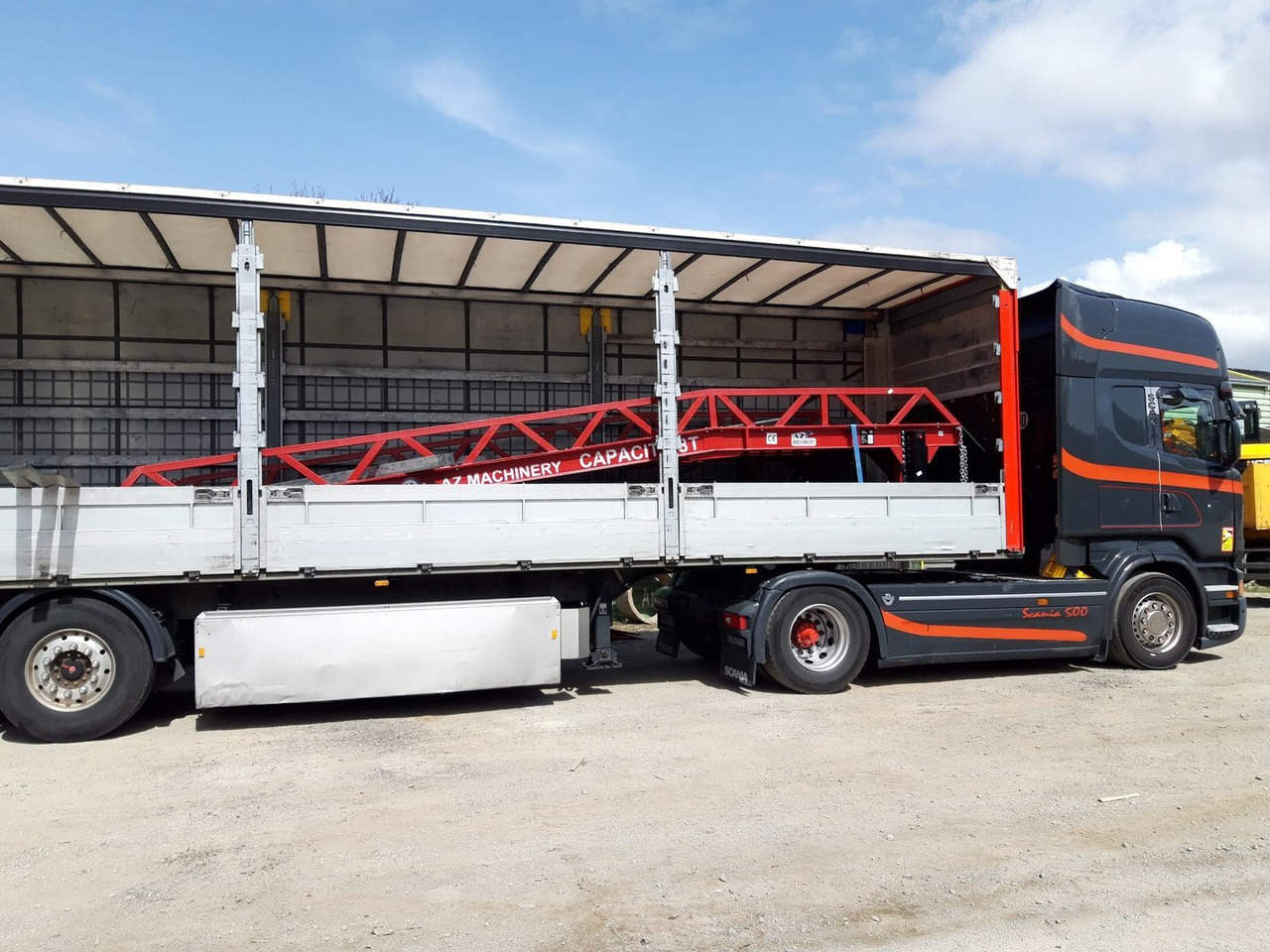 New Loading ramp Loading Ramp with with electric tilting bridge -  AZ RAMP - STAR- 10T-ZR-E. 10 ton capacity: picture 11