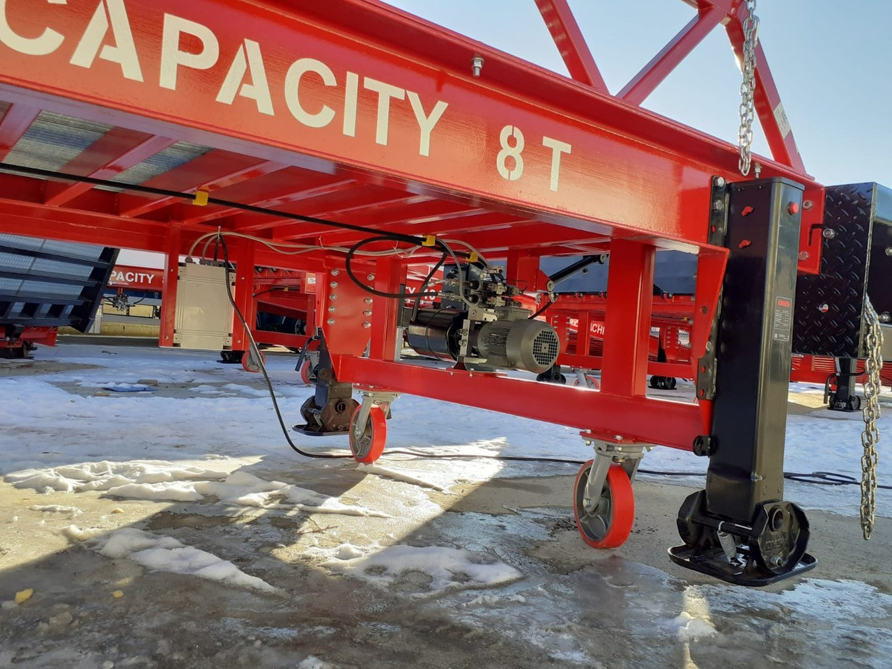 New Loading ramp Loading Ramp with with electric tilting bridge -  AZ RAMP - STAR- 10T-ZR-E. 10 ton capacity: picture 16