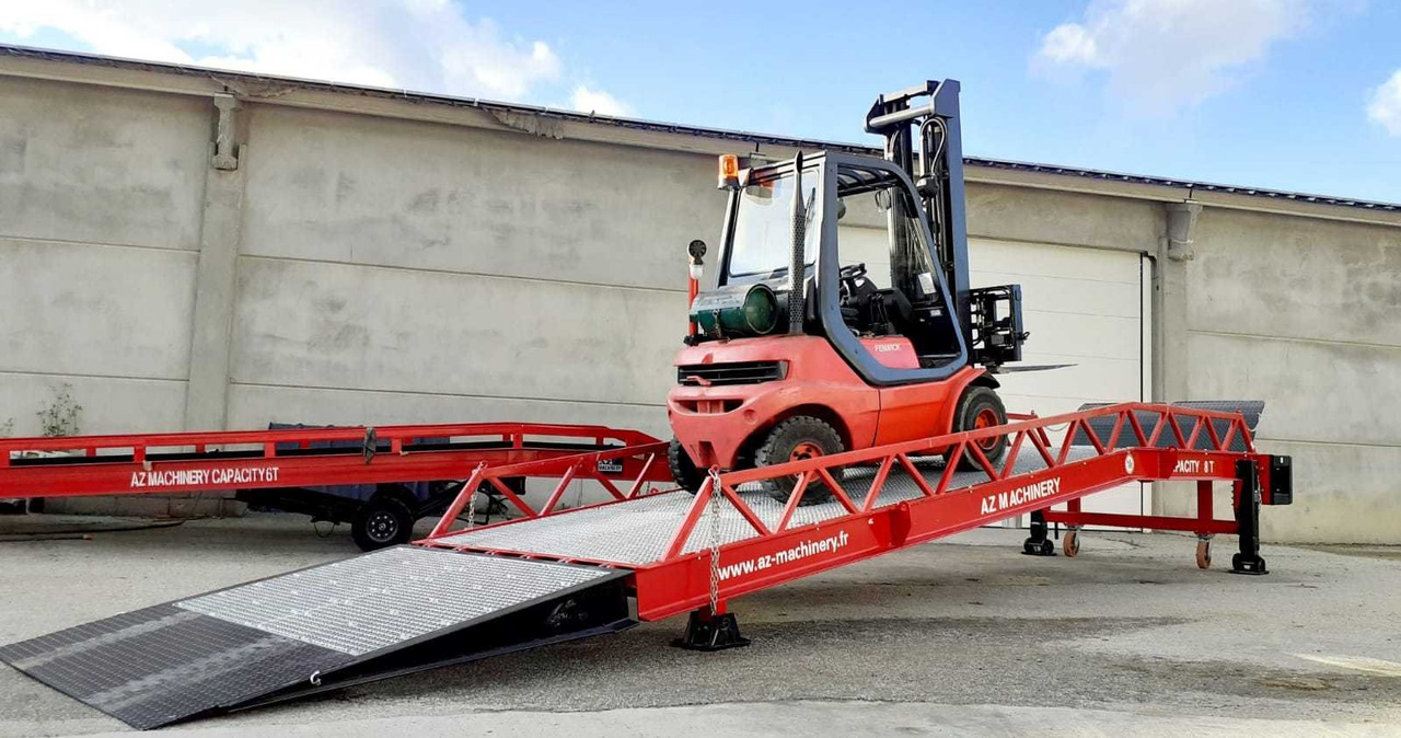New Loading ramp Loading Ramp with with electric tilting bridge -  AZ RAMP - STAR- 10T-ZR-E. 10 ton capacity: picture 14