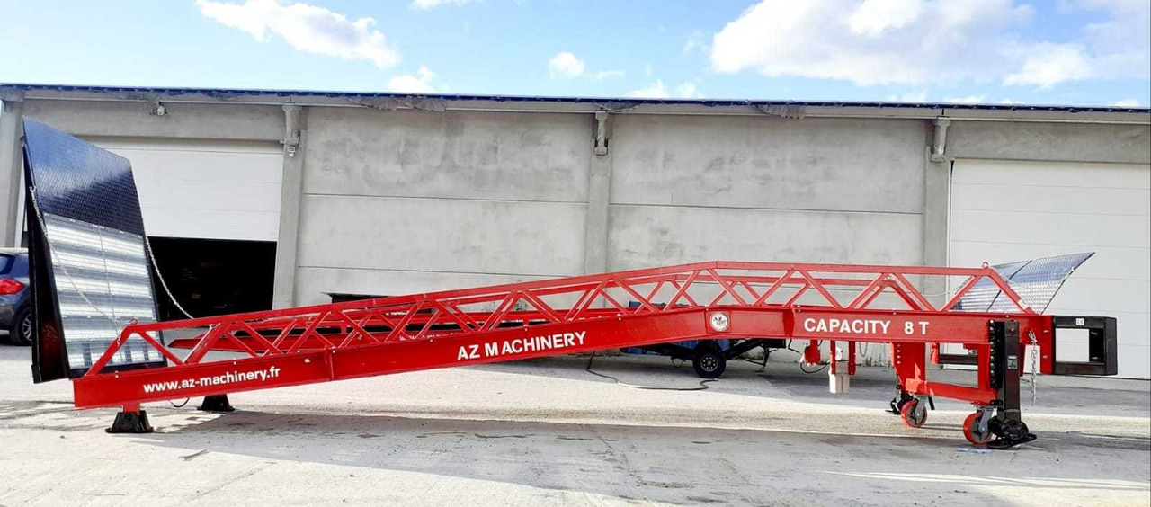 New Loading ramp Loading Ramp with with electric tilting bridge -  AZ RAMP - STAR- 10T-ZR-E. 10 ton capacity: picture 10