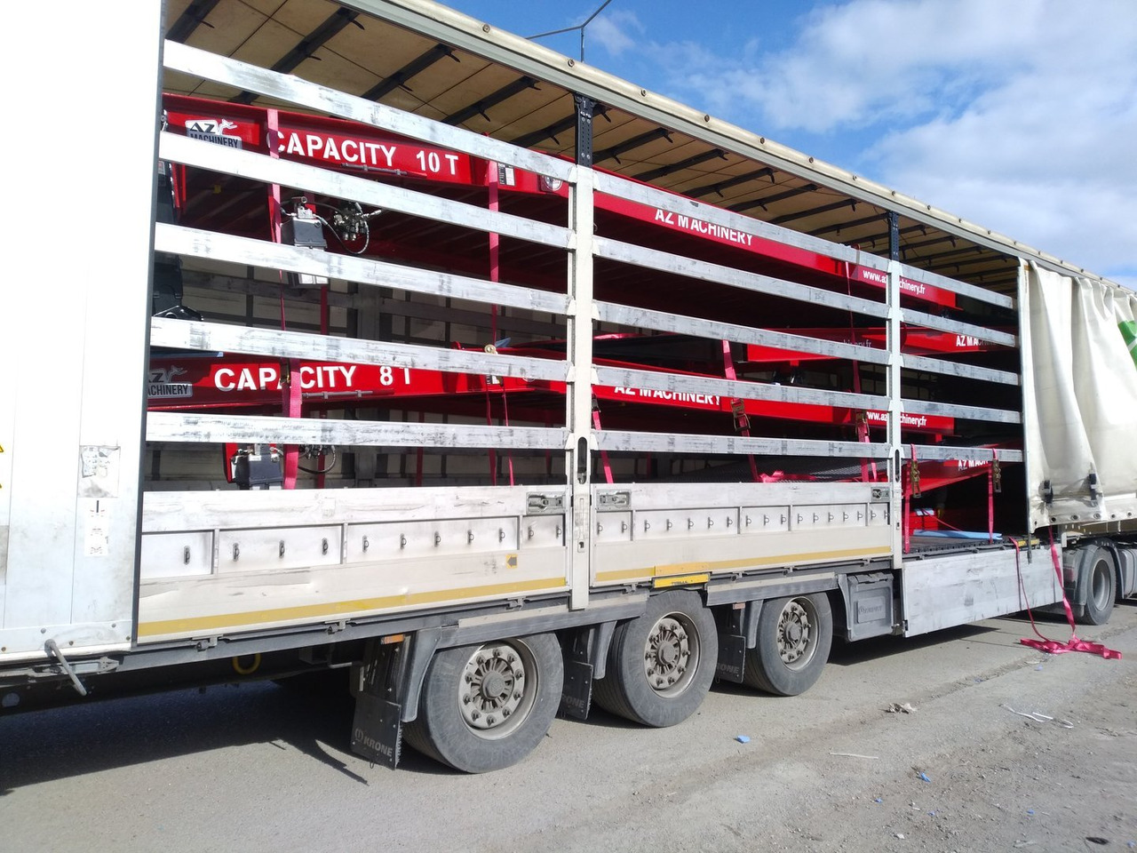 New Loading ramp Loading Ramp with with electric tilting bridge -  AZ RAMP - STAR- 10T-ZR-E. 10 ton capacity: picture 18