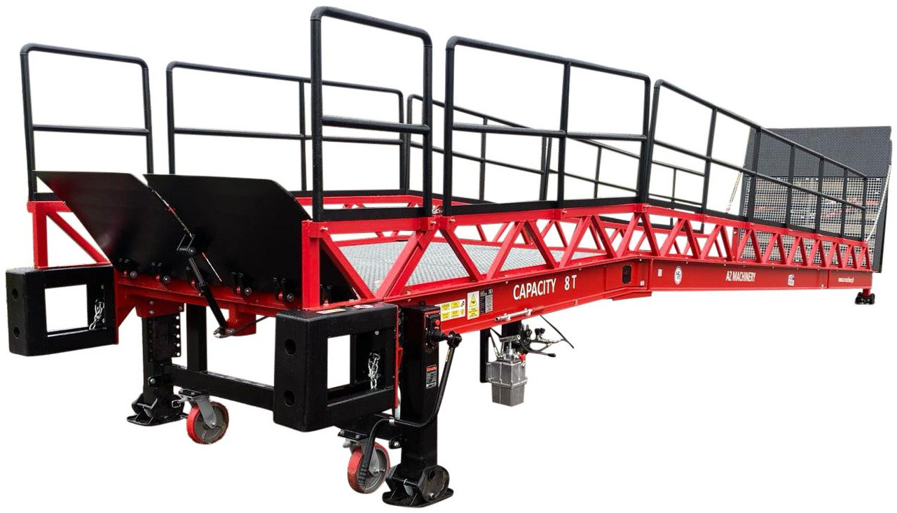 Loading Ramp with with hydraulic folding bridge - AZ RAMP - STAR-OTC- 8T. 8 ton capacity - Loading ramp: picture 1 Loading Ramp with with hydraulic folding bridge - AZ RAMP - STAR-OTC- 8T. 8 ton capacity - Loading ramp: picture 1