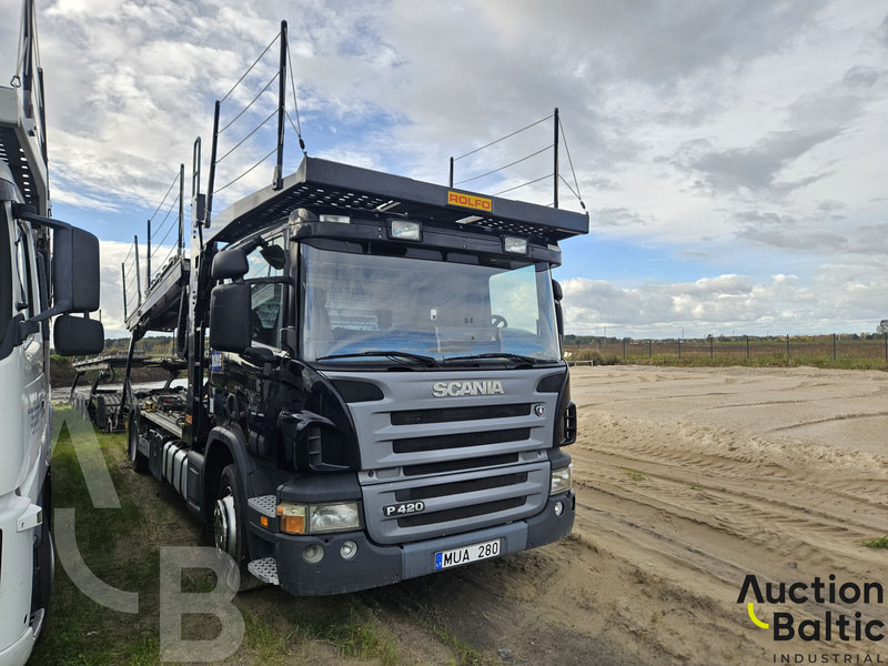 Scania P 420 - Autotransporter truck: picture 2 Scania P 420 - Autotransporter truck: picture 2
