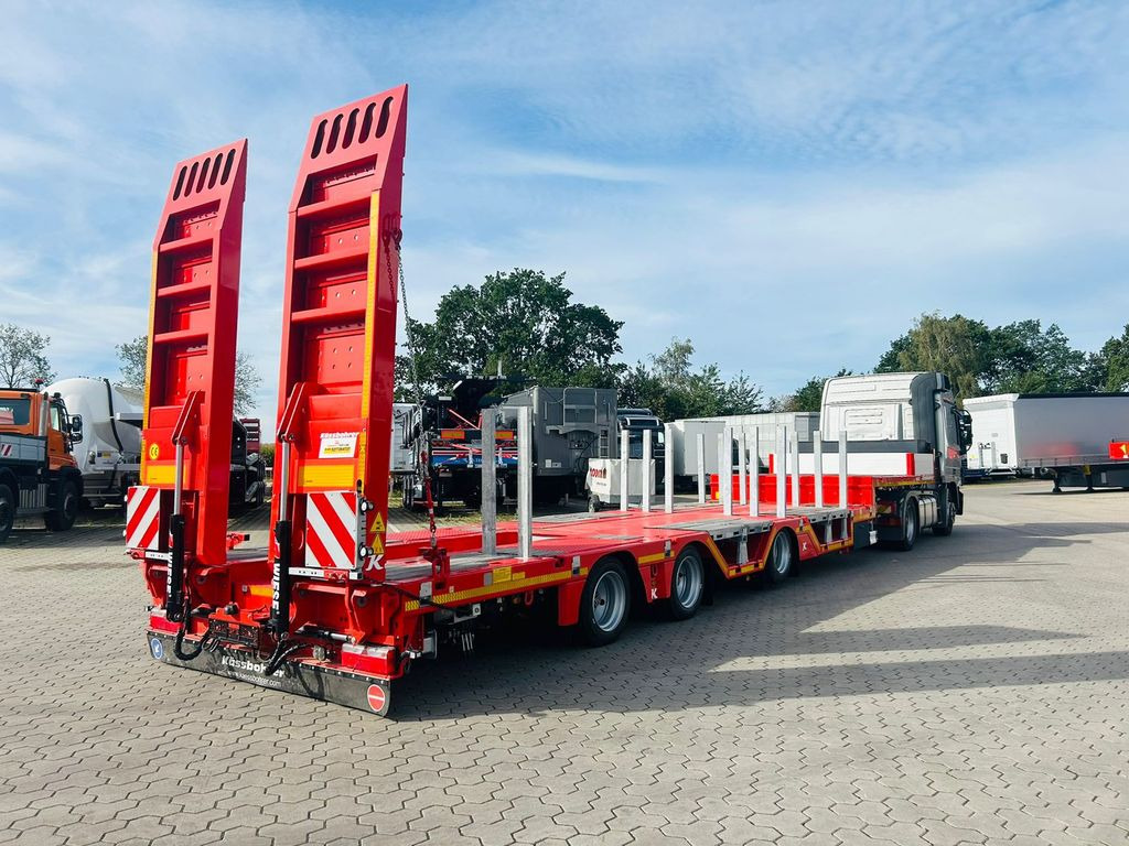 Kässbohrer KSLA RJ Mega Jumbo Tieflader mit Radmulden tele - Low loader semi-trailer: picture 2 Kässbohrer KSLA RJ Mega Jumbo Tieflader mit Radmulden tele - Low loader semi-trailer: picture 2