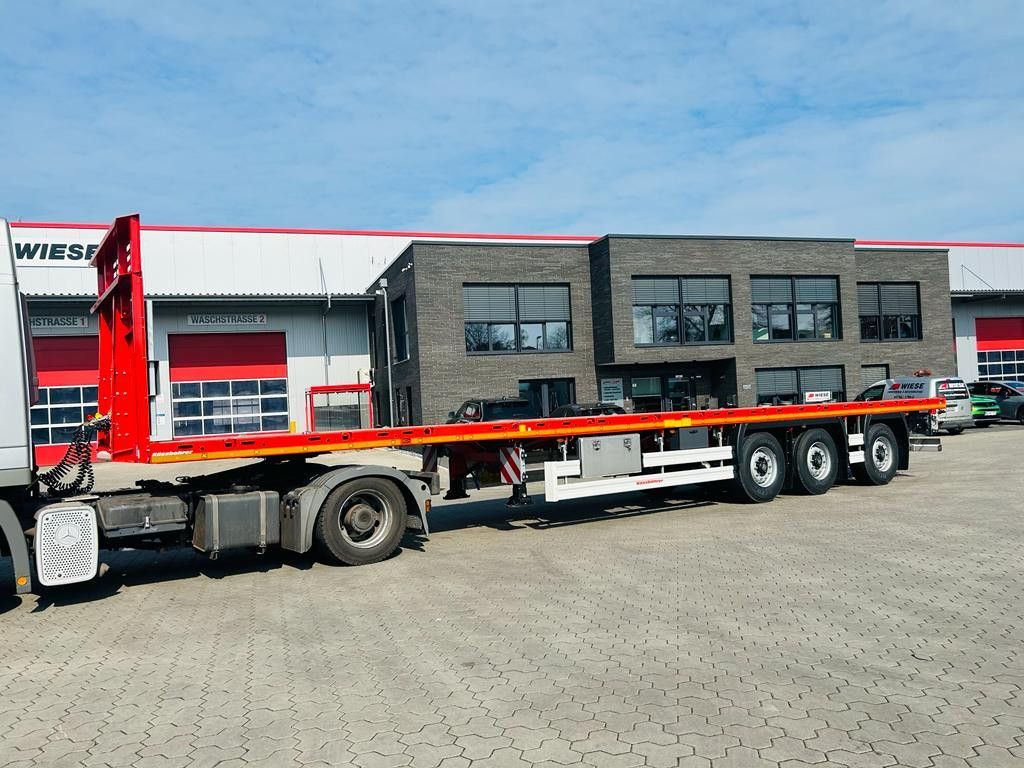 Kässbohrer Maxima SPAX Tele HD Plattform Auflieger - Dropside/ Flatbed semi-trailer: picture 1 Kässbohrer Maxima SPAX Tele HD Plattform Auflieger - Dropside/ Flatbed semi-trailer: picture 1