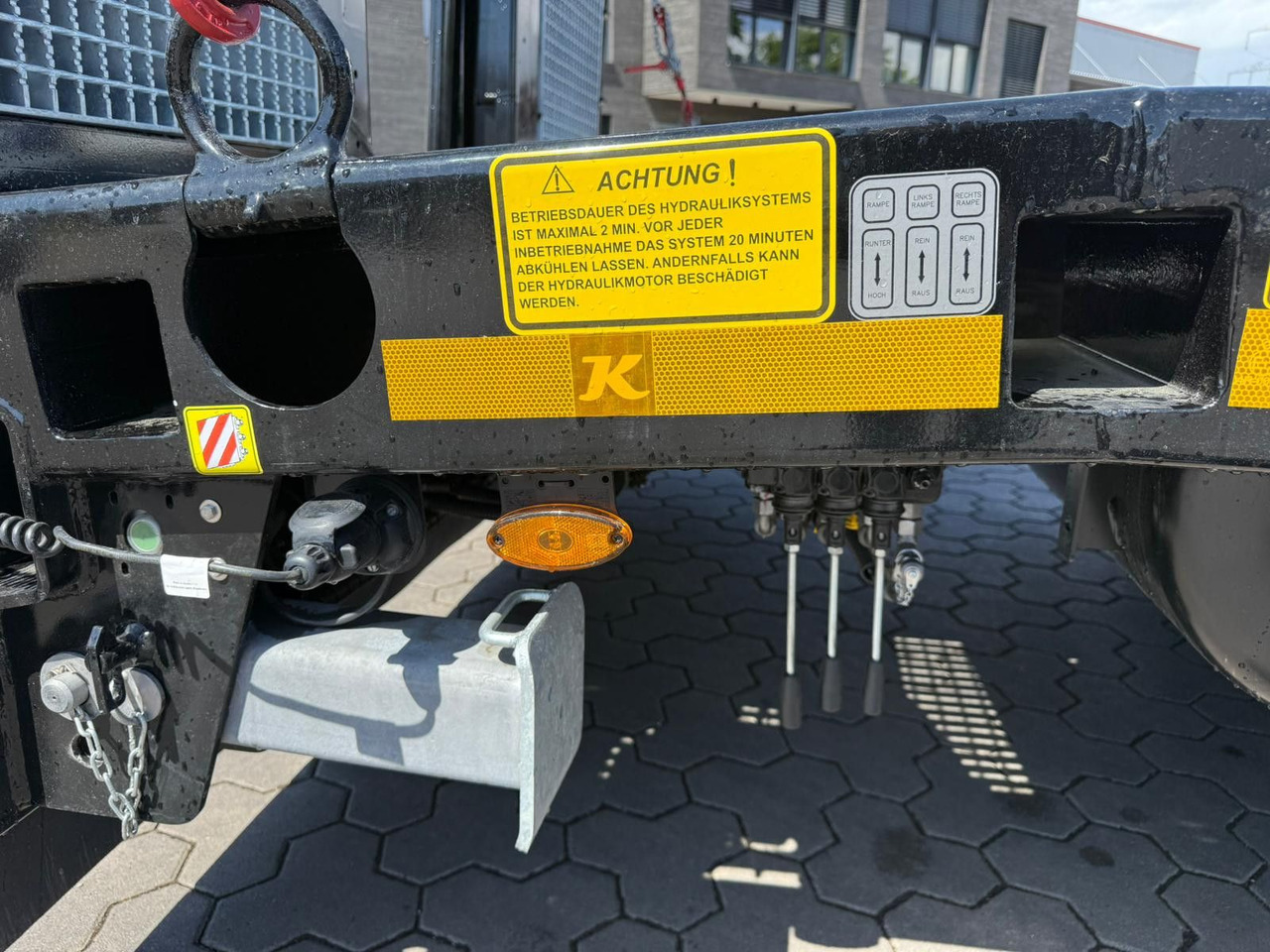 Low loader semi-trailer Kässbohrer SLS.HS Tieflader mit hydr. Schwanenhals: picture 8
