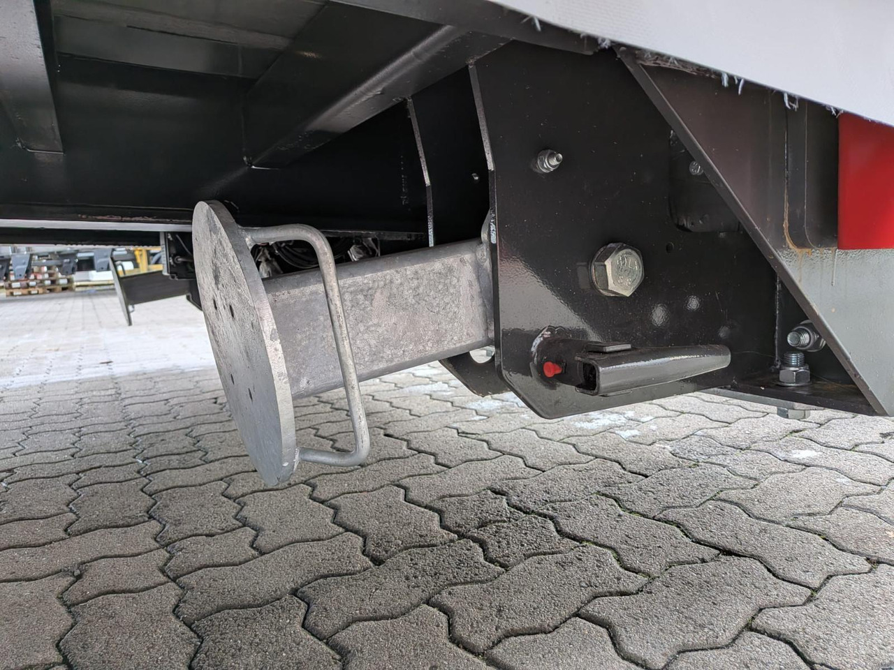 New Low loader semi-trailer Wiese Gabelstaplertransporter mit Rampe: picture 9