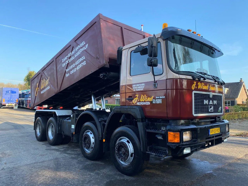 MAN 35 35.322 HOLLAND TRUCK FULL STEEL SPRING MANUAL ZF GEARBOX no 372 - Tipper: picture 2 MAN 35 35.322 HOLLAND TRUCK FULL STEEL SPRING MANUAL ZF GEARBOX no 372 - Tipper: picture 2