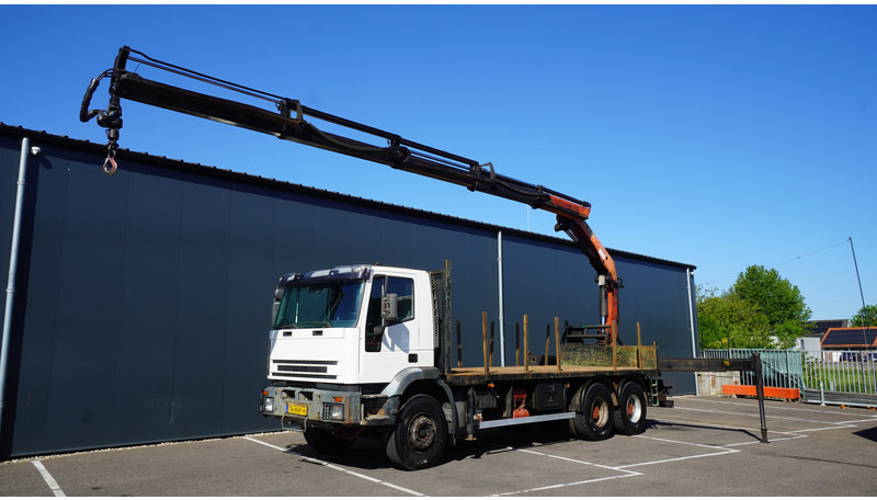 Iveco EUROTRAKKER CURSOR 350 6X4 FLATBED WITH PALFINGER PK 20002 CRANE - Crane truck: picture 2 Iveco EUROTRAKKER CURSOR 350 6X4 FLATBED WITH PALFINGER PK 20002 CRANE - Crane truck: picture 2