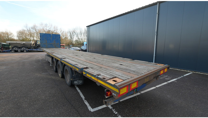 Dropside/ Flatbed semi-trailer Pacton Fatbed trailer with twistlocks: picture 8