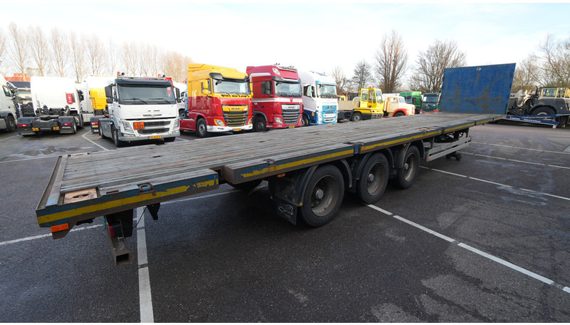 Dropside/ Flatbed semi-trailer Pacton Fatbed trailer with twistlocks: picture 9