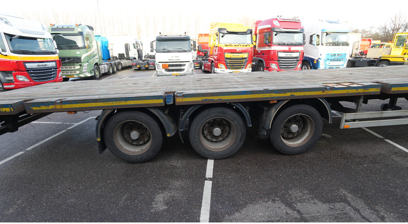 Dropside/ Flatbed semi-trailer Pacton Fatbed trailer with twistlocks: picture 7