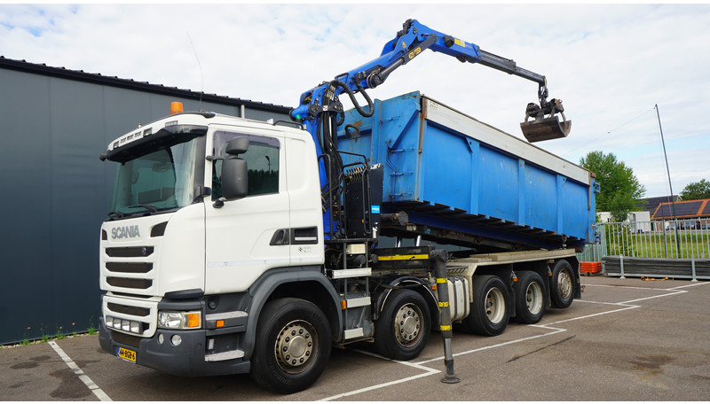 Scania G 490 10X4 CABLE SYSTEM TRUCK WITH PALFINGER Q180Z95TR CRANE - Crane truck: picture 2 Scania G 490 10X4 CABLE SYSTEM TRUCK WITH PALFINGER Q180Z95TR CRANE - Crane truck: picture 2
