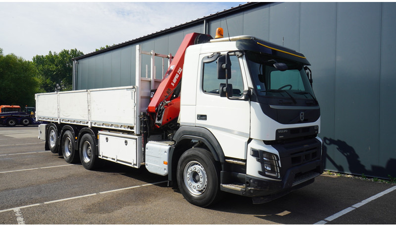 Crane truck Volvo FMX 460 8X4 OPEN BOX WITH HIAB X-HIPRO 232 E-3 CRANE: picture 10