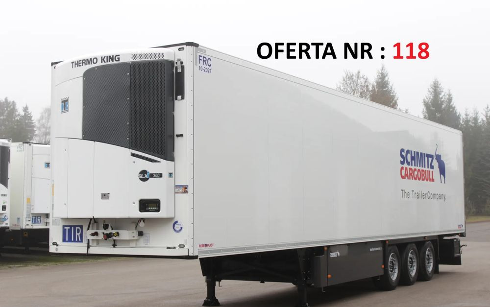 Schmitz Cargobull FP 60 Thermo King SLXi 300 / JAK NOWA / ŚCIANA 7 CM / - Refrigerator semi-trailer: picture 1 Schmitz Cargobull FP 60 Thermo King SLXi 300 / JAK NOWA / ŚCIANA 7 CM / - Refrigerator semi-trailer: picture 1
