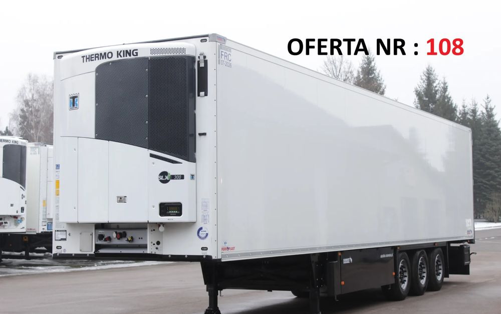 Schmitz Cargobull FP 60 V7 Thermo King SLXi 300 / JAK NOWA / ŚCIANA 7 CM / - Refrigerator semi-trailer: picture 1 Schmitz Cargobull FP 60 V7 Thermo King SLXi 300 / JAK NOWA / ŚCIANA 7 CM / - Refrigerator semi-trailer: picture 1