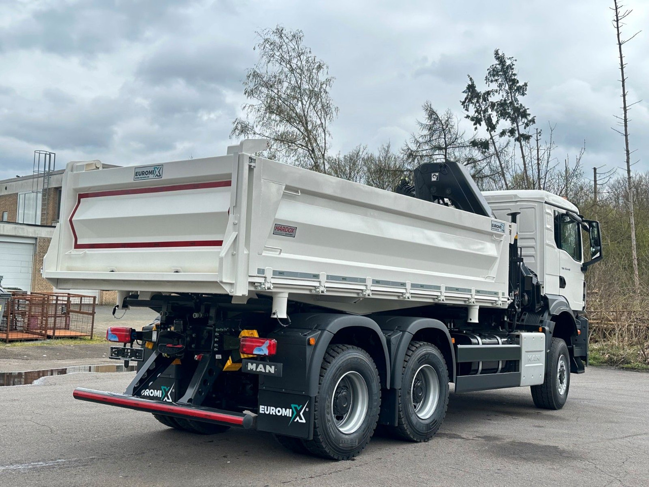 Tipper, Crane truck MAN TGS 33.440 6x6 /3-Seiten- Kipper /  HIAB 228-4: picture 6