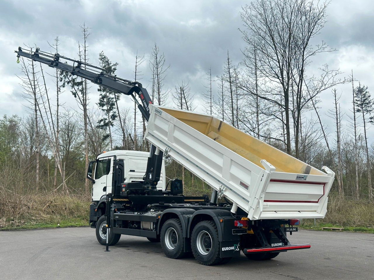 Tipper, Crane truck MAN TGS 33.440 6x6 /3-Seiten- Kipper /  HIAB 228-4: picture 18