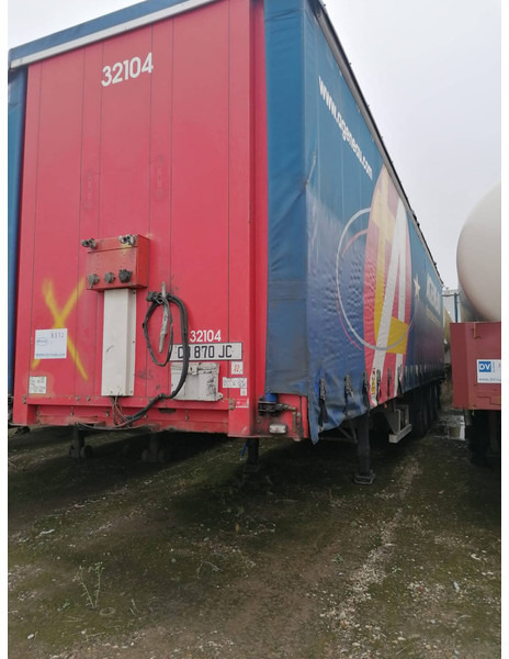 Curtain semi-trailer with used aboveground 2700 &4850L tanks Gas, Gaz, LPG, GPL, Propane, Butane tank ID 8.370 - Tanker semi-trailer: picture 2 Curtain semi-trailer with used aboveground 2700 &4850L tanks Gas, Gaz, LPG, GPL, Propane, Butane tank ID 8.370 - Tanker semi-trailer: picture 2